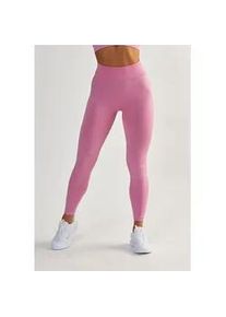 Trainingstights BESHAPED "Opschieten", Damen, Gr. XL, US-Gr&ouml;&szlig;en, pink, 90% Nylon, 10% Elasthan, unifarben, lang, Hosen, mit hoher Elastizit&auml;t