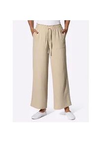 Schlupfhose Classic Basics, Damen, Gr. 54, Normalgr&ouml;&szlig;en, beige (sesam), 100% Polyester, unifarben, Hosen Schlupfhose