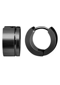 Adelia&acute;s Paar Creolen ADELIA ́S "Damen Creolen aus poliertem Edelstahl &Oslash; 9 mm", silber, Ohrringe, Damen, Damen, Edelstahl