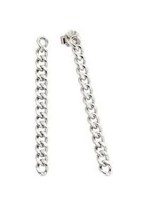 Paar Ohrstecker "Schmuck Geschenk Silber 925 Ohrstecker Panzerkettengliederung", silber (silberfarben), ANISTON JEWELRY & WATCHES, Ohrringe, Damen, Silber 925 (Sterlingsilber)