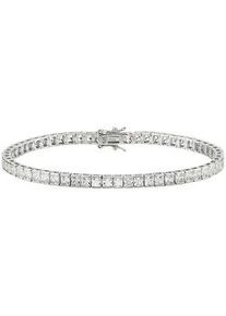 Tennisarmband "Schmuck Geschenk Silber 925 Tennisarmband" Gr. 19, silber (silberfarben, kristallwei&szlig;, kristallwei&szlig;), ANISTON JEWELRY & WATCHES, Armb&auml;nder, Damen, 19, Silber 925 (Sterlingsilber), Tennisarmband, mit Zirkonia (synth.)
