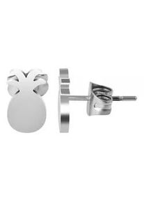 Adelia&acute;s Paar Ohrh&auml;nger ADELIA ́S "Unisex Ohrstecker aus poliertem Edelstahl", silber, Ohrringe, Damen, Unisex, Edelstahl