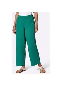 Schlupfhose Classic Basics, Damen, Gr. 50, Normalgr&ouml;&szlig;en, gr&uuml;n, 100% Polyester, unifarben, Hosen Schlupfhose