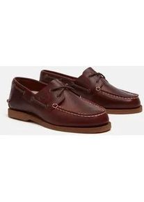 Bootsschuh Timberland "CLASSIC BOAT BOAT SHOE", Damen, Gr. 40, bur f grain, Leder, Schuhe Bootsschuh, Classic Bootsschuh aus Timberland Premium Leder