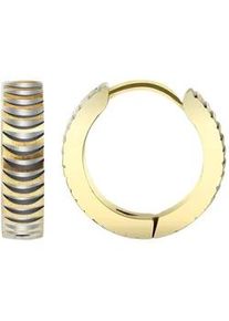 Adelia&acute;s Paar Creolen ADELIA ́S "Damen Creolen aus poliertem Edelstahl &Oslash; 12 mm", silber, Ohrringe, Damen, Damen, Edelstahl