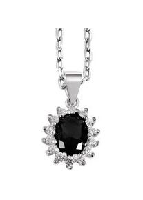 Adelia&acute;s Kettenanh&auml;nger ADELIA ́S "stilvoller Schmuck Anh&auml;nger aus 925 Sterling Silber", blau, Schmuckanh&auml;nger, Damen, Silber 925 (Sterlingsilber), Kettenanh&auml;nger