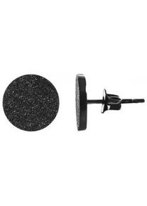 Adelia&acute;s Paar Ohrh&auml;nger ADELIA ́S "Damen Ohrstecker aus mattem Edelstahl &Oslash; 10 mm", silber, Ohrringe, Damen, Damen, Edelstahl