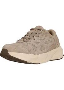 Sneaker Endurance "Bryce", Damen, Gr. 46, grau (taupe), Kunstfaser, Leder, Schuhe Sneaker, mit Wildleder-Obermaterial