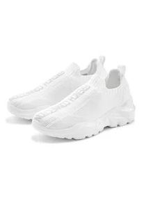 Sneaker French Connection "Slipper, Halbschuh, Freizeitschuh", Damen, Gr. 37, wei&szlig;, Obermaterial: 100% Textilmaterial. Decksohle: 100% Textilmaterial. Futter: 100% Textilmaterial. Laufsohle: 100% Synthetik, unifarben mit Farbeinsatz, Schuhe Sneaker, zum Reinschl&uuml;pfen VEGAN