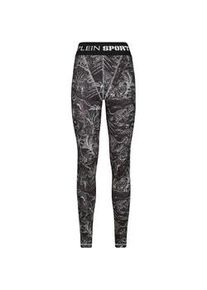 Leggings Plein Sport "Leggings", Damen, Gr. XS, US-Gr&ouml;&szlig;en, schwarz (02, schwarz), Obermaterial: 90% Polyester, 10% Elasthan, Hosen Leggings