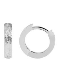 Adelia&acute;s Paar Creolen ADELIA ́S "Damen Creolen aus mattem 925 Sterling Silber &Oslash; 7 mm", silber, Ohrringe, Damen, Damen, Silber 925 (Sterlingsilber)