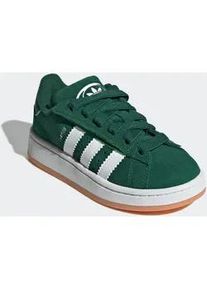 Sneaker Adidas ORIGINALS "CAMPUS 00S COMFORT CLOSURE ELASTIC LACE KIDS", M&auml;dchen, Gr. 30, gr&uuml;n (dunkelgr&uuml;n, ftwr wei&szlig;, gum 2), Leder, Schuhe Sneaker, f&uuml;r Kinder & Jugendliche