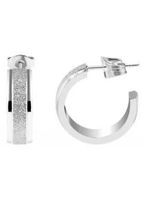 Adelia&acute;s Paar Ohrh&auml;nger ADELIA ́S "Damen Ohrstecker aus poliertem Edelstahl &Oslash; 20 mm", silber, Ohrringe, Damen, Damen, Edelstahl