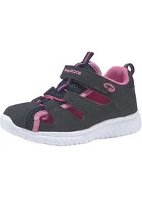 Sneaker Kangaroos "KI-Rock Lite EV", M&auml;dchen, Gr. 21, bunt (dk, navy, daisy, pink), Synthetik, Textil, Schuhe Sneaker, mit Klettverschluss