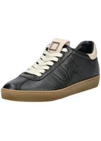 H&ouml;gl Sneaker H&Ouml;GL "H&ouml;gl Sneaker Leder", Damen, Gr. 41, schwarz (schwarz, beige), Leder, Schuhe Sneaker