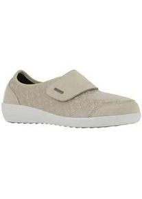 Klettschuh VAROMED, Damen, Gr. 7, beige, Veloursleder, Schuhe Klettschuh