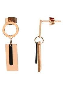 Adelia&acute;s Paar Ohrh&auml;nger ADELIA ́S "Damen Ohrstecker aus Edelstahl", schwarz, Ohrringe, Damen, Damen, Edelstahl