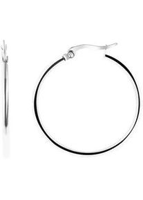 Adelia&acute;s Paar Creolen ADELIA ́S "Damen Creolen aus poliertem Edelstahl", silber, Ohrringe, Damen, Damen, Edelstahl