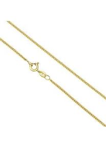 Collierkettchen Vivance "925 Sterling Silber vergoldet Panzerkette 42 cm", gelb, Halsketten, Damen, 42cm, Silber 925 (Sterlingsilber), L: 42 B: 1,8mm, gl&auml;nzend, B:1,8mm