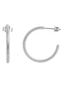 Adelia&acute;s Paar Creolen ADELIA ́S "Damen Creolen aus mattem Edelstahl &Oslash; 21 mm", silber, Ohrringe, Damen, Damen, Edelstahl