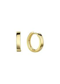 Paar Creolen Vivance "333/- Gelbgold glanz", gelb, Ohrringe, Damen, one-size, Gold