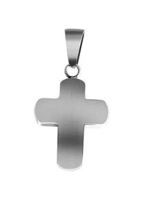 Adelia&acute;s Kettenanh&auml;nger ADELIA ́S "zeitloser Kreuz Anh&auml;nger aus Edelstahl", silber, Schmuckanh&auml;nger, Damen, Edelstahl, Kettenanh&auml;nger