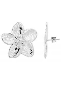 Adelia&acute;s Paar Ohrh&auml;nger ADELIA ́S "Damen Ohrstecker aus Edelstahl mit Blume", silber, Ohrringe, Damen, Damen, Edelstahl