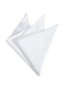 Einstecktuch OLYMP "Einfarbiges Einstecktuch", Herren, wei&szlig;, Baumwolle, unifarben, Modet&uuml;cher