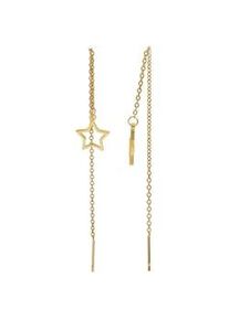 Adelia&acute;s Paar Ohrh&auml;nger ADELIA ́S "Damen Ohrstecker aus Edelstahl mit Stern", silber, Ohrringe, Damen, Damen, Edelstahl