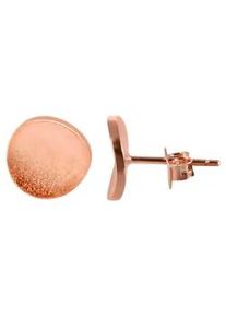 Adelia&acute;s Paar Ohrh&auml;nger ADELIA ́S "Damen Ohrstecker aus mattem 925 Sterling Silber &Oslash; 10 mm", silber, Ohrringe, Damen, Damen, Silber 925 (Sterlingsilber)