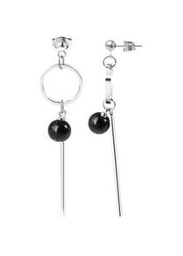 Adelia&acute;s Paar Ohrh&auml;nger ADELIA ́S "Damen Ohrstecker aus poliertem Edelstahl", schwarz, Ohrringe, Damen, Damen, Edelstahl