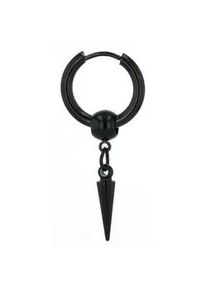 Adelia&acute;s Paar Ohrh&auml;nger ADELIA ́S "Unisex Ohrstecker aus Edelstahl mit Herz und Strass - - &Oslash; 12 mm", silber, Ohrringe, Damen, Unisex, Edelstahl