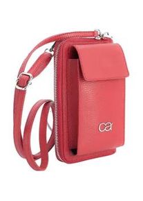 Umh&auml;ngetasche "Event", Damen, Gr. B/H/T: 18cm x 12cm x 3cm onesize, rot, Leder, Collezione Alessandro, Taschen Umh&auml;ngetasche, Echt Leder Handy Geldb&ouml;rse zum Umh&auml;ngen