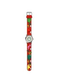 Jacques Lemans Quarzuhr ALPHA SAPHIR, rot (rot, wei&szlig;), Armbanduhren, Kinder, Quarzuhr, Armbanduhr, Kinderuhr, analog, ideal auch als Geschenk