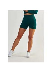 Funktionstights BESHAPED "Power Up", Damen, Gr. S, US-Gr&ouml;&szlig;en, gr&uuml;n, 90% Nylon, 10% Elasthan, unifarben, kurz, Hosen, mit atmungsaktiver Eigenschaft