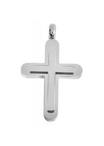 Adelia&acute;s Kettenanh&auml;nger ADELIA ́S "stylischer Kreuz Anh&auml;nger aus Edelstahl", gold, Schmuckanh&auml;nger, Damen, Edelstahl, Kettenanh&auml;nger