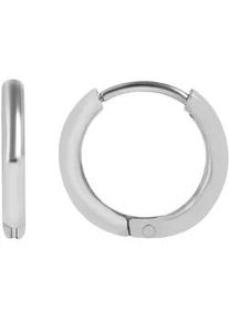 Adelia&acute;s Paar Creolen ADELIA ́S "Unisex Creolen aus Edelstahl", silber, Ohrringe, Damen, Unisex, Edelstahl