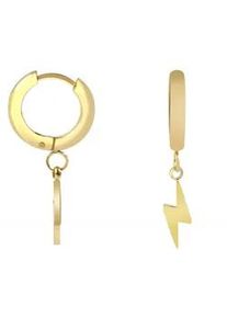 Adelia&acute;s Paar Ohrh&auml;nger ADELIA ́S "Damen Ohrh&auml;nger aus Edelstahl &Oslash; 10 mm", silber, Ohrringe, Damen, Damen, Edelstahl