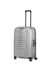 Hartschalen-Trolley Samsonite "PROXIS, verschiedene Gr&ouml;&szlig;en und Farben", Damen, Gr. B/H/T: 51cm x 75cm x 31cm 98 l, silber, Polypropylen, unifarben, festlich, Koffer, Trolley Reisegep&auml;ck Hartschalenkoffer Reisekoffer TSA-Zahlenschloss