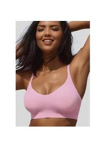 Bralette-BH Nuance, Damen, Gr. L (42), N-Gr, rosa (bubblegum rosa), Microtouch, Obermaterial: 82% Polyamid, 18% Elasthan, Basic, BHs, SEAMLESS ohne B&uuml;gel, mit herausnehmbarem Push-up-Kissen, Basic Dessous