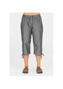 Caprihose CRUZ "Emmy", Damen, Gr. 36, EURO-Gr&ouml;&szlig;en, blau, 100% Baumwolle, unifarben, normal, Hosen Caprihose, mit elastischem Taillenbund