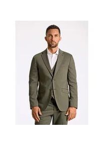 Anzugsakko LINDBERGH "Anzugjacke Modern Fit", Herren, Gr. 27, gr&uuml;n (army mel), Obermaterial: 54% Polyester, 44% Wolle, 2% Elasthan; Futter: 95% Polyester, 5% Elasthan, Sakkos