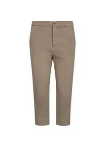 Caprihose Freequent "FQSOLVEJ-CA", Damen, Gr. XL, N-Gr, grau (simply taupe), Web, Obermaterial: 76% Viskose, 21% Polyamid, 3% Elasthan, unifarben, slim fit 3/4-L&auml;nge, Hosen Caprihose, Sommerhose 3/4-L&auml;nge mit Viskose und Stretch