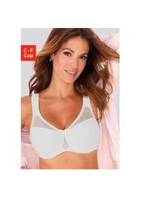 Minimizer-BH Nuance, Damen, Gr. 80, Cup C, beige (creme), Netz, Obermaterial: 71% Polyamid, 29% Elasthan, Basic, BHs Minimizer-BH, mit B&uuml;gel und leicht transparentem T&uuml;ll im Obercup