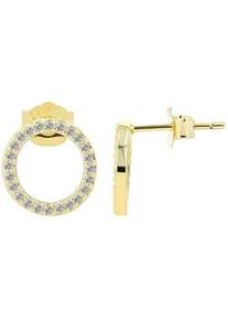 Adelia&acute;s Paar Ohrh&auml;nger ADELIA ́S "Damen Ohrstecker aus 925 Sterling Silber und Zirkonia", silber, Ohrringe, Damen, Damen, Silber 925 (Sterlingsilber)