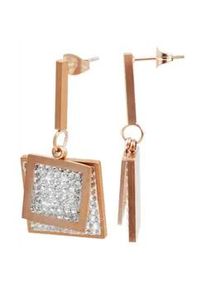 Adelia&acute;s Paar Ohrh&auml;nger ADELIA ́S "Damen Ohrstecker aus Edelstahl", silber, Ohrringe, Damen, Damen, Edelstahl