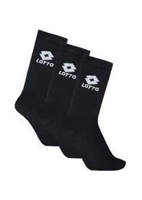 Socken Lotto, Damen, Gr. 39-42, schwarz (caviar), Baumwollmischung, Jacquard, Socken Socken, - f&uuml;r Damen, Herren & Kinder