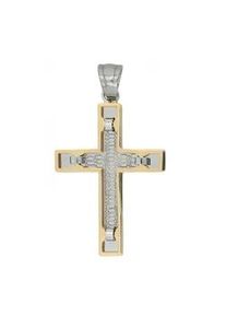 Adelia&acute;s Kettenanh&auml;nger ADELIA ́S "hochwertiger Kreuz Anh&auml;nger aus Edelstahl", silber, Schmuckanh&auml;nger, Damen, Edelstahl, Kettenanh&auml;nger