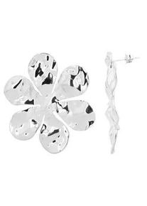 Adelia&acute;s Paar Ohrh&auml;nger ADELIA ́S "Damen Ohrstecker aus Edelstahl mit Blume", silber, Ohrringe, Damen, Damen, Edelstahl