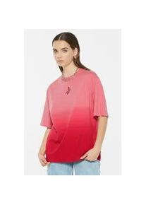 Rundhalsshirt Harlem Soul, Damen, Gr. XXL, blau (glory), Single Jersey, Material: 100% Baumwolle, bedruckt, oversize normal, Rundhals, eingesetzt gerader Abschluss, Shirts Rundhalsshirt, mit Farbverlauf